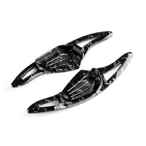 Pour <span class=keywords><strong>Skoda</strong></span> <span class=keywords><strong>Octavia</strong></span> A8 MK4 Karoq Kodiaq RS <span class=keywords><strong>VRS</strong></span> ENYAQ IV accessoires de voiture garniture ABS pour volant palette manette de vitesse couverture - Product Image 1