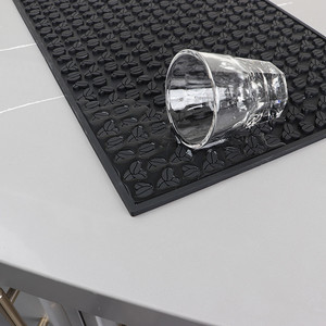 Nuovo Design 2026 Tappetino in Silicone a Forma di Chicco di Caffè, Tappetino Rettangolare per Tavolino da Caffè - Impermeabile, Antiscivolo, Pieghevole e Lavabile - Product Image 5