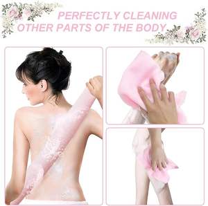 Serviette de bain et gant exfoliant 60 % nylon + 40 % polyester pour le gommage corporel et les soins de la peau – Fabriqué en Chine - Product Image 6
