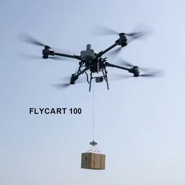Universal Version Flycart 100 Large Weight Delivery Drone FC100 with Maximum Load Capacity, Dual Batteries for Long Range