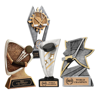 Trophée de sport de hockey au design tendance
