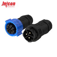 Connecteur industriel étanche M25 surmoulé à joint de bout, mâle, 3+9 broches dorées, 50A, pour système d'énergie solaire et micro-ondes