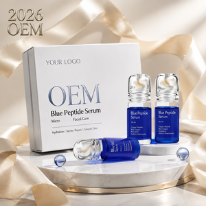 Sérum Peptidique Bleu 10ml Hydratant et Nourrissant pour le Visage, Essence Peptidique de Cuivre, Soin de la Peau, Fabricant OEM ODM Marque Privée - Product Image 3