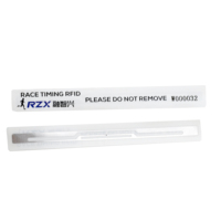 860-960MHz Longue Portée Passive UHF PET RFID Marathon Race Tag Timing System
