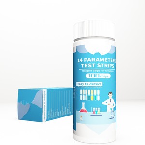 Bandelettes de test <span class=keywords><strong>urinaire</strong></span> de chimie <span class=keywords><strong>urinaire</strong></span> à 14 paramètres pour la créatinine URS-14, bandelettes réactives pour analyse d'urine - Product Image 1