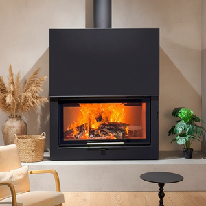 Estufa de <span class=keywords><strong>Leña</strong></span> de Hierro Fundido para Interiores, Fabricada en China, Chimenea Moderna de Acero, Calefacción Eficiente - Product Image 6