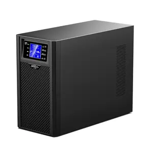 UPS 3 KVA 2700W 220V tần số cao máy tính sao lưu cung cấp điện trực tuyến UPS với giá Pin