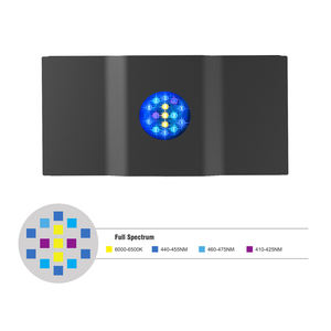 إضاءة LED قابلة للبرمجة لحوض السمك البحري من سبيكترا أكوا نايت V3 بقوة 60 واط مع محاكاة شروق وغروب الشمس لحوض الشعاب المرجانية والأسماك - Product Image 4