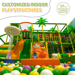 สนามเด็กเล่นในร่มธีมป่า พร้อมสไลเดอร์ บ่อบอล ปีนป่าย และชิงช้า สำหรับศูนย์การค้า - Product Image 3