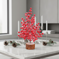 Mini-ornement de Noël en forme de baie explosive pour bureau WD-953