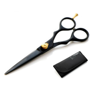 Tijeras de Peluquería Profesionales Gold Tail Negras de 4.5 a 6.0 Pulgadas para Diestros, Varios Tamaños, Uso en Belleza - Product Image 4