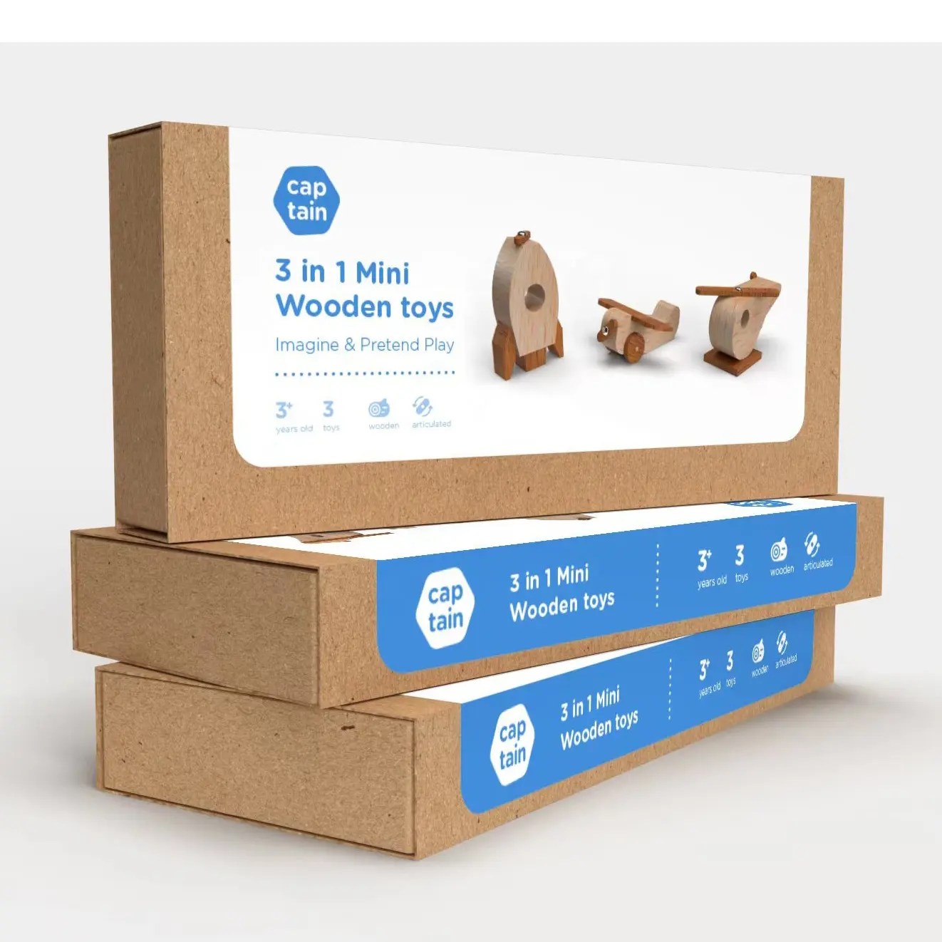 Сертификация КПК C02115 ASTM, Безопасная мини-космическая ракета, Акробатический самолет, вертолет 3 в 1, деревянные мини-игрушки, подарок на Рождество