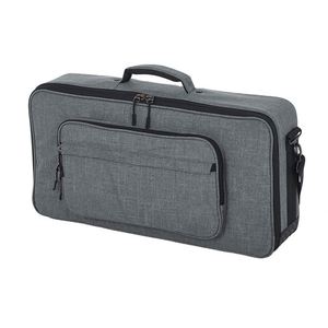 Échantillon gratuit Sac de transport multifonctionnel en polyester gris grande capacité pour pédalier avec bandoulière - Product Image 1