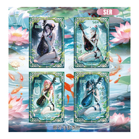 Vente en gros Lingdong Demoned TCG Slayers Goddess Cute Sexy Enamel Metal Vol.1, Cartes de collection de jeu de société d'anime japonais