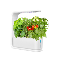 Système de culture hydroponique verticale biologique pour pot de fleurs intelligent Cultivateur domestique de légumes avec lumière de culture LED pour plantes d'intérieur