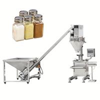 Machine de remplissage et d'emballage semi-automatique à vis sans fin pour poudre sèche, farine de blé, 500g, 1kg, 2kg, 5kg, doseur à vis sans fin