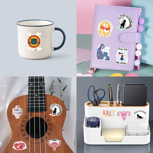 55PCS Grossesse dessin animé fête des mères cadeau bébé à bord autocollant - Product Image 4