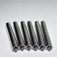 Rouleau de convoyeur léger en acier galvanisé et inoxydable, rouleau de renvoi, rouleau motrice et rouleau non-motrice pour bande transporteuse de ligne d'assemblage