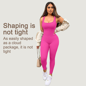 Tuta da Yoga monopezzo con tappetino per il petto staccabile <span class=keywords><strong>abbigliamento</strong></span> Fitness monopezzo per l'esercizio e il Fitness - Product Image 5