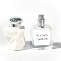 Atomiseur de parfum sur mesure, flacons pulvérisateurs en verre rechargeables, flacons de lotion, pots en verre avec couvercles, flacon de parfum vide 50 ml