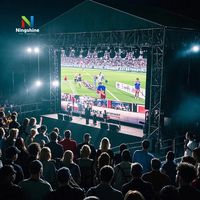 Layar LED 7680Hz Refresh Rate P2.97 Full Color 5500 Nits HDR10+ untuk Video Wall Acara Olahraga Raksasa Luar Ruangan