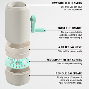 Nouvel accessoire de cuisine domestique : Décortiqueuse manuelle d'arachides brutes et grillées - Product Image 3