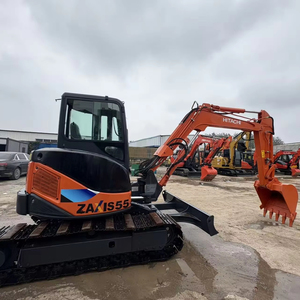 Miniexcavadoras Hitachi usadas de 5t y 6t con certificación CE, entrega rápida, excavadoras de cadenas Hitachi Zx55 y 60 usadas en venta. - Product Image 3