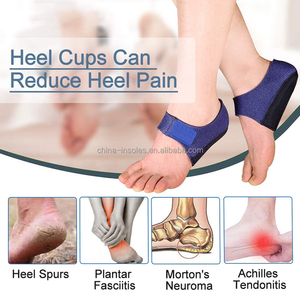 Campione gratuito tessuto gel di <span class=keywords><strong>silicone</strong></span> insecle heel cups sleeve pads calzini di supporto per cuscino protezioni per tallone con dolore screpolato secco - Product Image 4