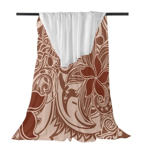 Personalización profesional Bikini Cover up Polynesian Tribal Print Girls Beach Coat Smock Bufanda Sarong Summer Hawaiian Lavalava - Product Image 4