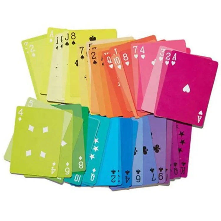 경쟁가격 포커 카드 게임 맞춤형 상자 포장 카드