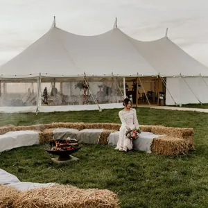 Olaylar düğün parti kutup ve peg için özel açık moda PVC eğlence çadırı