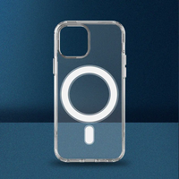 Coques de téléphone transparentes antichoc en TPU pour iPhone 17 16 15 14 13 Pro Max, anti-jaunissement, magnétiques, compatibles avec la recharge sans fil