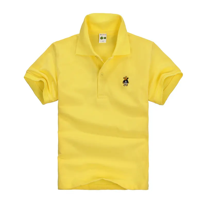 Camiseta de algodón para niños y niñas, Polo con estampado personalizado de alta calidad, liso, Unisex, venta al por mayor, barata