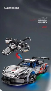 Im. <span class=keywords><strong>Master</strong></span> 9821 cho xe đua pogio moc 1861 chiếc gạch khối xây dựng đồ chơi trẻ em quà giáng sinh cho bé trai Vận chuyển nhanh - Product Image 5