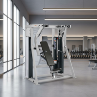 Machine de musculation professionnelle à prix d'usine, presse déclinante isolatérale, équipement de salle de sport, machine à charge par broche pour le dos et les épaules