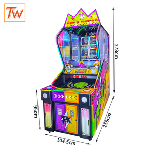 Máquina <span class=keywords><strong>de</strong></span> Juego Arcade <span class=keywords><strong>de</strong></span> Disparos ACE Shooter <span class=keywords><strong>de</strong></span> TOPWAY, Operada con Monedas, Personalizable, con Luces <span class=keywords><strong>de</strong></span> Neón para Parques <span class=keywords><strong>de</strong></span> Diversiones - Product Image 2