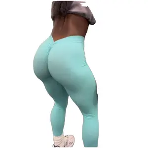 Yoga Leggings Kurze Strumpfhose Hohe Taille V Rücken Latex Transparente Baumwolle Bedruckte xxx Nahtlose Zwickel Schritt Yoga Hose