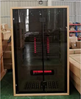 Sauna Inframerah Jauh untuk 2 Orang dengan Spektrum Penuh dan Pemanas Panel Karbon