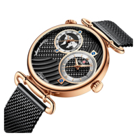 VVS REWARD Montre Homme Quartz Double Cadran Acier Complet 30M Étanche Analogique Mode OEM ODM Low MOQ