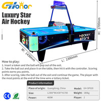 Conception attrayante de table de hockey à bulles de vente directe d'usine, équipement de hockey sur table de hockey lumineux