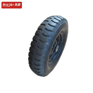 <span class=keywords><strong>Roue</strong></span> de brouette <span class=keywords><strong>gonflable</strong></span> en caoutchouc pneumatique à usage intensif de 16 pouces de marque majeure 16x400-8 pneus de tracteur garantie de 3 mois - Product Image 3