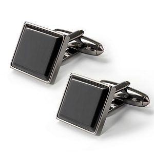 Set di <span class=keywords><strong>Gemelli</strong></span> da Polso di Lusso <span class=keywords><strong>con</strong></span> Logo Personalizzato e Fermacravatta per Uomo - Product Image 3
