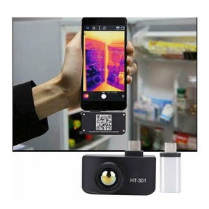 กล้องถ่ายภาพความร้อนภายนอกแบบเลนส์แมนนวล Ht-301 ความละเอียด 384*288 พิกเซล 25Hz สำหรับโทรศัพท์มือถือ - Product Image 3