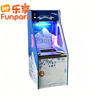 Mini Máquina Recreativa Empujadora de Monedas Deluxe con Dispensador de Premios y Cambiador de Billetes