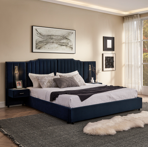 Dark Blue + MDF