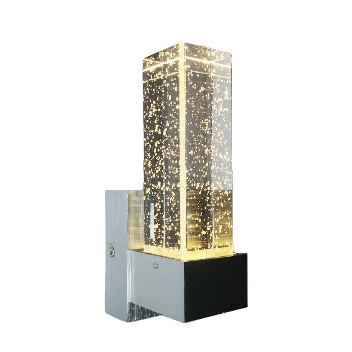 Vente en gros de lampe murale d'extérieur moderne fer + lampe de pelouse de jardin en cristal avec avantage de prix dans les usines