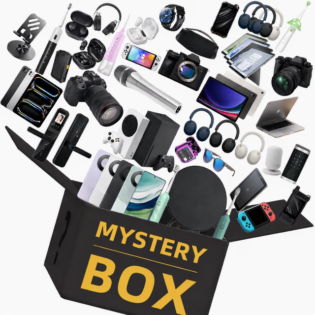 Rare Electronic Mystery Box 3 Pcs Random Gadgets Smart Watch TWS Earbuds Action Camera Surprise Gift Box Wholesale Supply