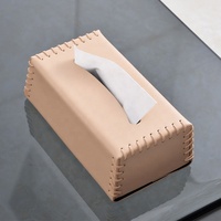 Boîte à mouchoirs en cuir au design élégant personnalisé, style classique, avec couvercle magnétique, pour la maison, salon, salle à manger, chambre à coucher