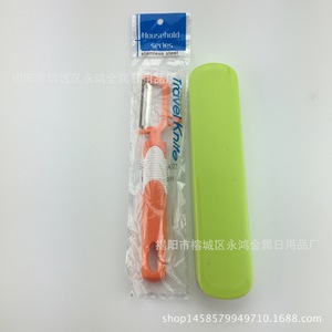 Colorful Long Handle PP Plastic Stainless Steel Fruit <b>Vegetable</b> <b>Peeler</b> Set 3 Pieces Hangable Vertical Design Hand Wash Only - Product Image 5