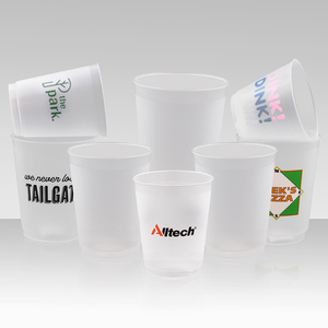 Gobelets en <span class=keywords><strong>plastique</strong></span> givrés réutilisables avec logo <span class=keywords><strong>personnalisé</strong></span>, 12 oz, 16 oz, 20 oz, pour boissons, jus, fête - Product Image 2